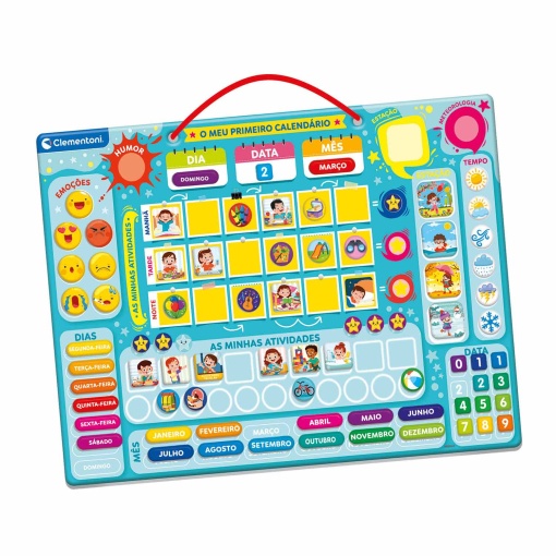 My first magnetic calendar, Clementoni Education