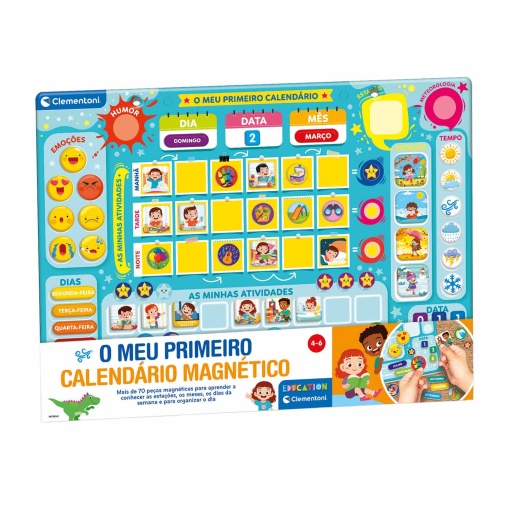 My first magnetic calendar, Clementoni Education