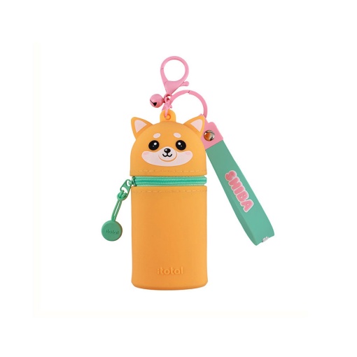 Porta-chaves com bolsa de silicone iTotal Shiba