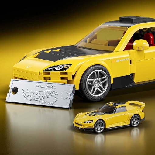 Hot Wheels Speed Series Brick Shop '07 Honda S2000 257 peças Mattel JFR88
