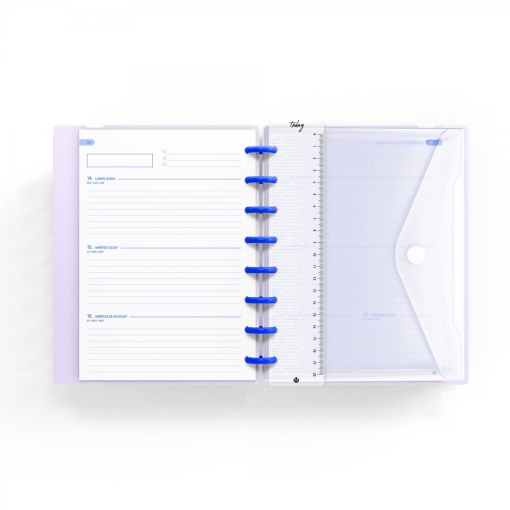 Weekly school diary A5 2026/27 12 months Ingeniox Study With Me mauve