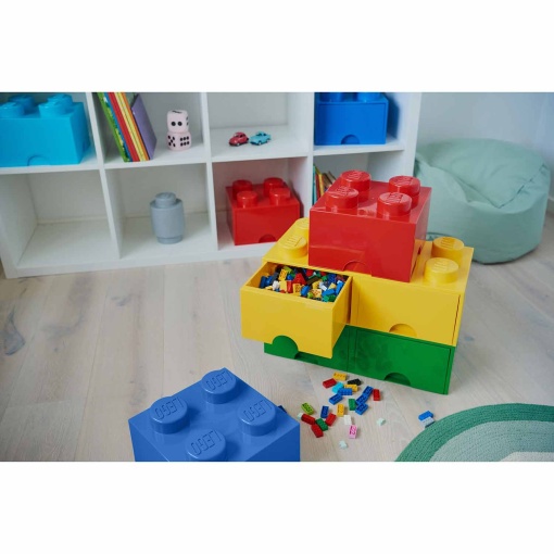 LEGO Storage & Lifestyle 25x25x18cm Red Storage Box with Drawer