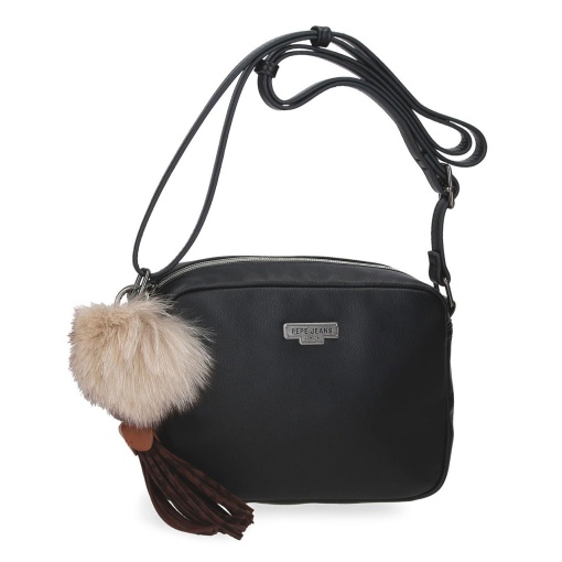 Mala de tiracolo Pepe Jeans Margaret preto 21x15x6cm
