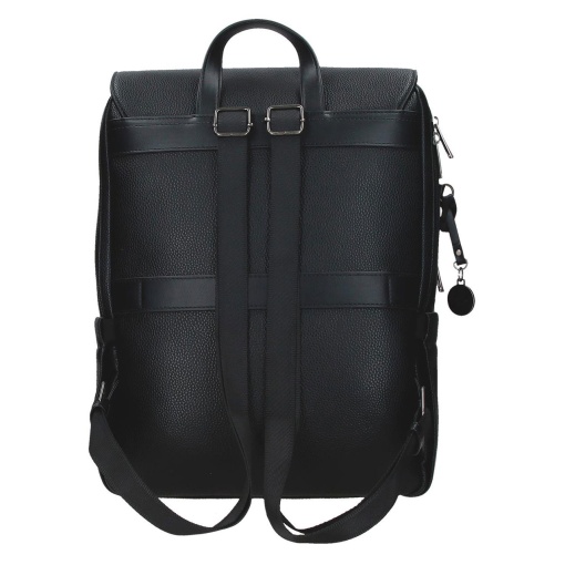 Pepe Jeans Frame black backpack for 13.3" laptop and tablet, adaptable to a trolley.