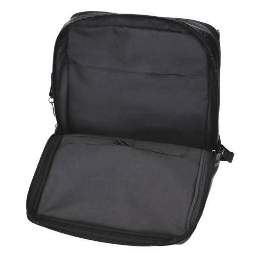 Pepe Jeans Frame black backpack for 13.3" laptop and tablet, adaptable to a trolley.