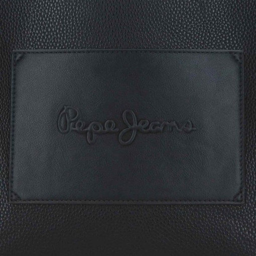 Pepe Jeans Frame black backpack for 13.3" laptop and tablet, adaptable to a trolley.
