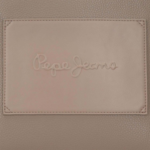 Mala de tiracolo Pepe Jeans Frame taupe 21x15x6cm