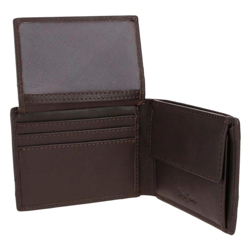 Carteira Pepe Jeans Aspen castanho 11x8x1cm