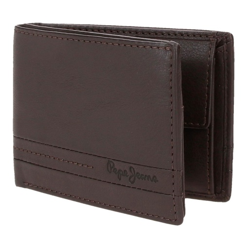 Carteira Pepe Jeans Aspen castanho 11x8x1cm