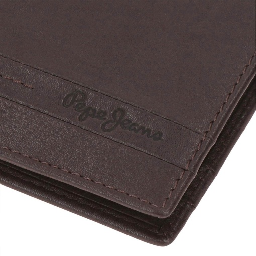 Carteira Pepe Jeans Aspen castanho 11x8x1cm
