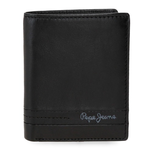 Carteira Pepe Jeans Aspen preto 8,5x10,5x1cm