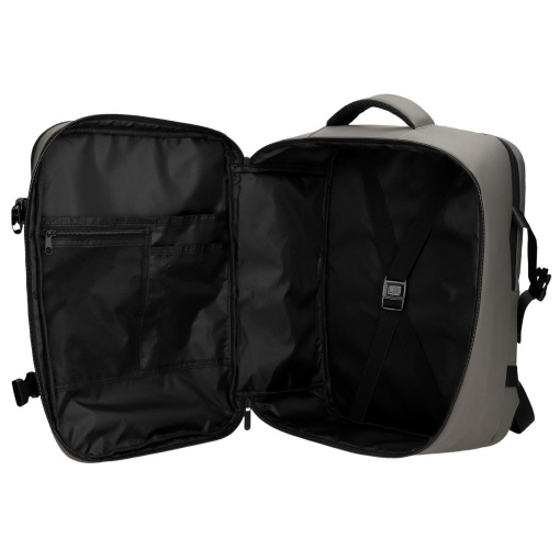 Mochila de viagem Pepe Jeans Scranton antracite 30x40x20cm adaptável a trolley