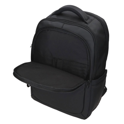 Pepe Jeans Dudley black backpack for 15.6" laptop and 12" tablet, adaptable to a trolley.