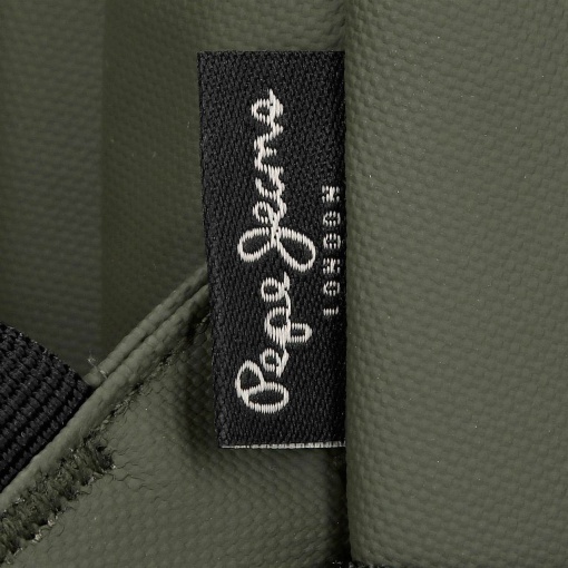 Pepe Jeans Dudley dark green backpack for 15.6" laptop and 12" tablet, adaptable to a trolley.