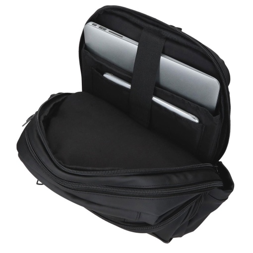 Pepe Jeans Dudley black backpack for 13.3" laptop and 12" tablet, adaptable to a trolley.
