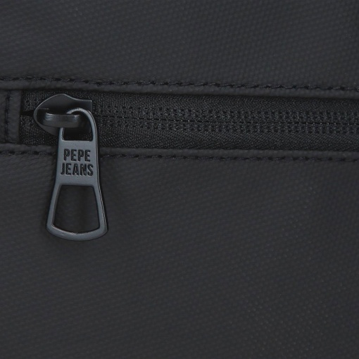 Pepe Jeans Dudley black backpack for 13.3" laptop and 12" tablet, adaptable to a trolley.