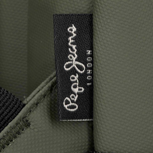 Pepe Jeans Dudley dark green backpack for 13.3" laptop and 12" tablet, adaptable to a trolley.