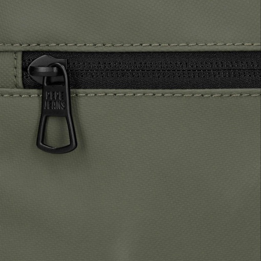 Pepe Jeans Dudley dark green backpack for 13.3" laptop and 12" tablet, adaptable to a trolley.