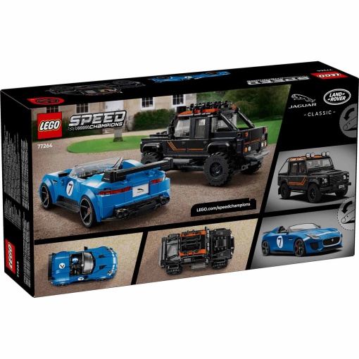 LEGO Speed Champions Jaguar Project 7 e Land Rover Defender 77264