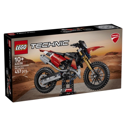 LEGO Technic mota Ducati Desmo450 MX Factory 42238