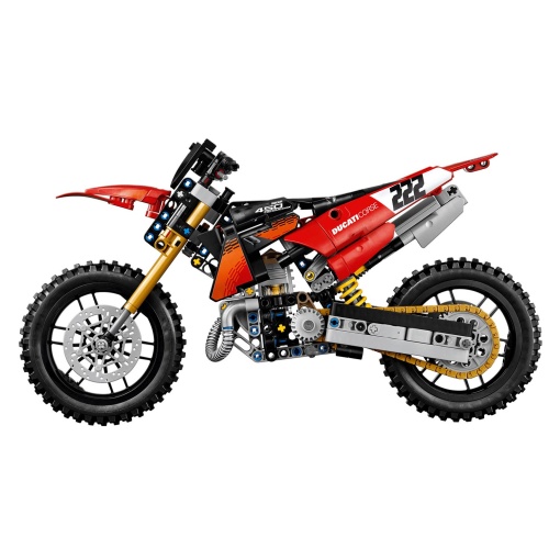 LEGO Technic mota Ducati Desmo450 MX Factory 42238