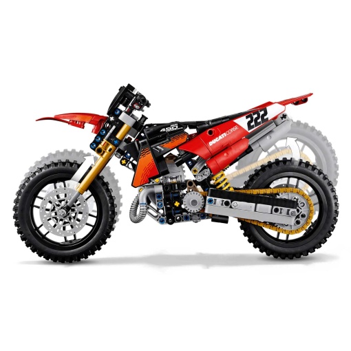 LEGO Technic mota Ducati Desmo450 MX Factory 42238