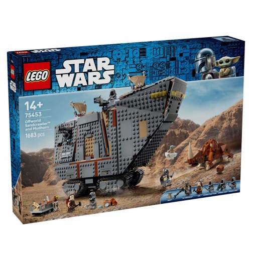 LEGO Star Wars Sandcrawler Offworld e Mudhorn 75453