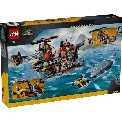 LEGO Jurassic World Ataque al barco del Mosasaurus 77983