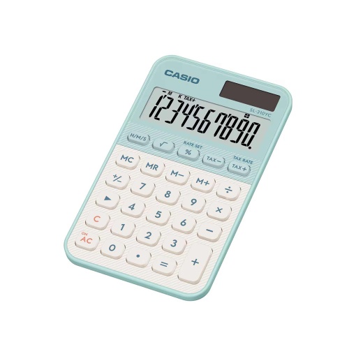 Casio SL-310YC Blue 10 Digit Pocket Calculator