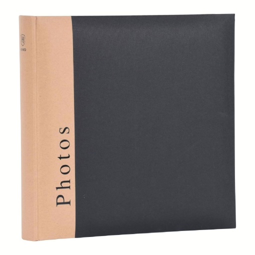 Henzo Chapter Photo Album, 50 sheets, black.