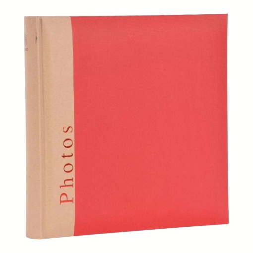 Henzo Chapter Photo Album, 50 sheets, red.