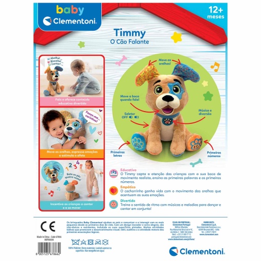 Timmy, o cão falante Clementoni Baby