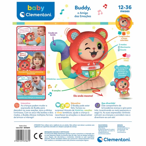 Buddy, the friend of emotions Clementoni Baby