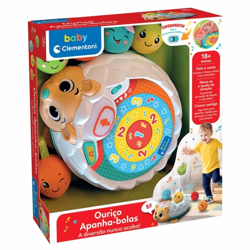 Ouriço, apanha bolas Clementoni Baby