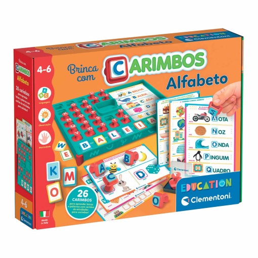 Play with stamps - Clementoni Education alphabet