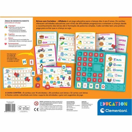 Play with stamps - Clementoni Education alphabet