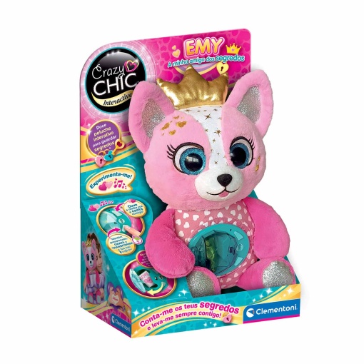 Crazy Chic Interactive - Emy plush from Clementoni Secrets