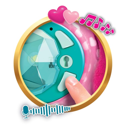 Crazy Chic Interactive - Emy plush from Clementoni Secrets