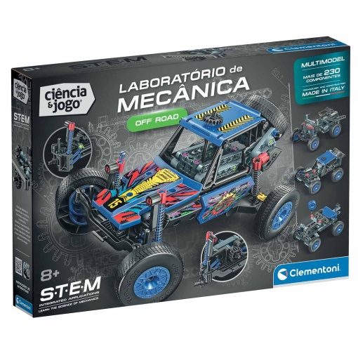 Laboratório de mecânica - Off Road Clementoni Ciência & Jogo
