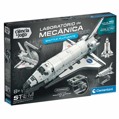 Laboratório de mecânica - Shuttle flutuante Clementoni Ciência & Jogo