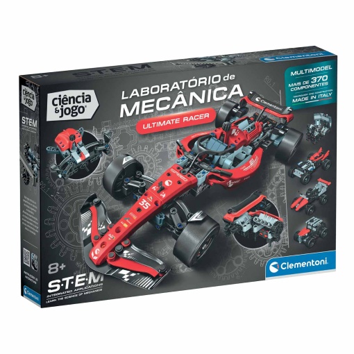 Laboratório de mecânica - Ultimate Racer Clementoni Ciência & Jogo