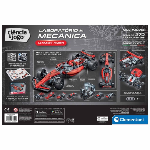 Laboratório de mecânica - Ultimate Racer Clementoni Ciência & Jogo