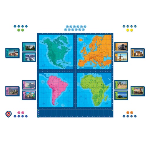 Guess the Place Clementoni Board Games (Portuguese version)