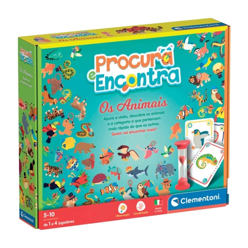 Procura e encontra - animais Clementoni Board Games