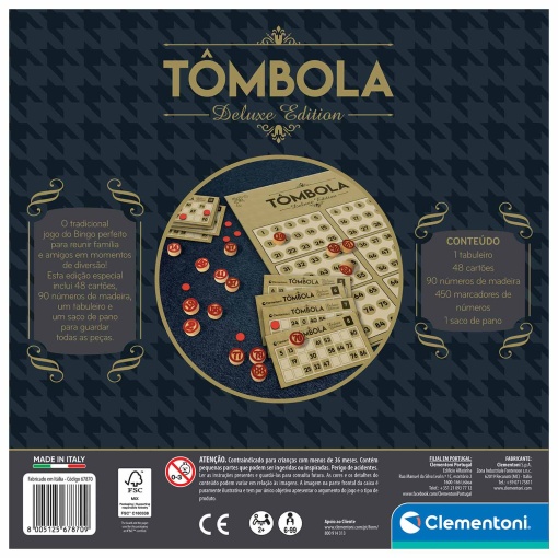 Tombola Deluxe Edition Clementoni Board Games
