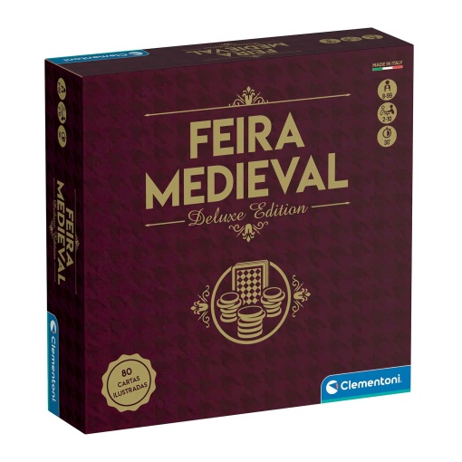 Medieval Fair Deluxe Edition Clementoni Board Games (Portuguese version)