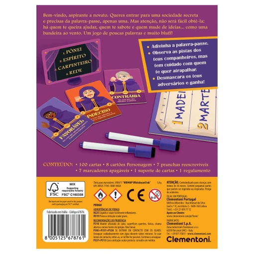 Secret Society Clementoni Board Games