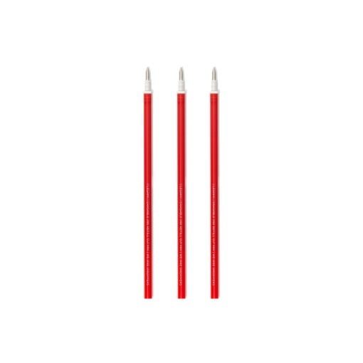 Refill for Legami erasable gel pen, red, 0.7mm (3 units) 6