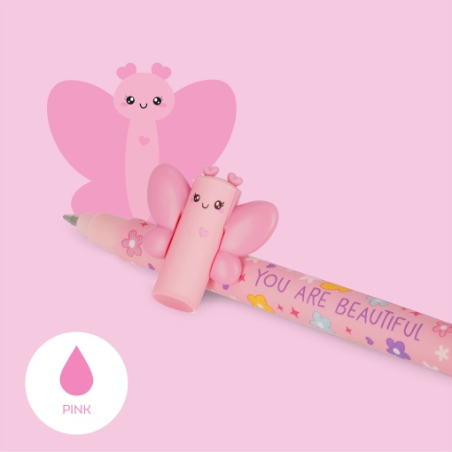 Legami Butterfly "You Are Beautiful" 72 erasable gel ballpoint pen