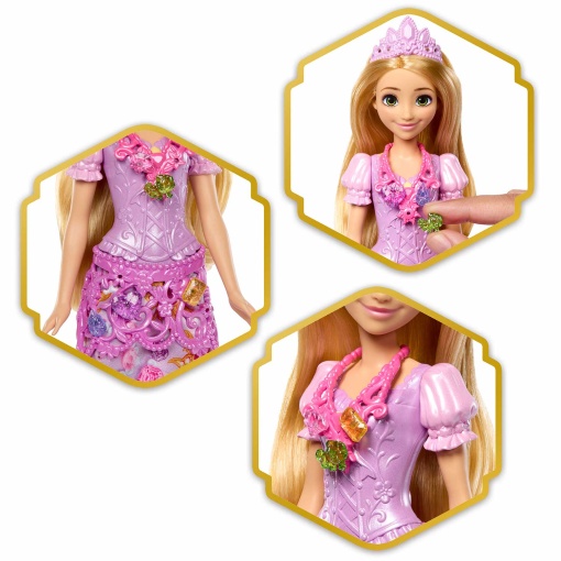 Revelación de joyas de la princesa Disney Rapunzel Mattel JLK28